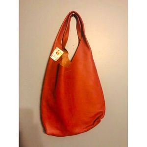 Sseko Mulberry Leather Hobo Purse NWT